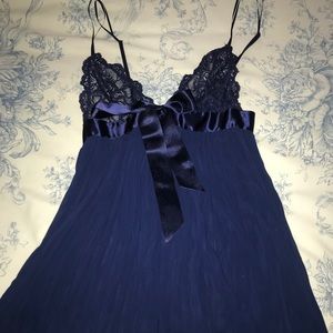 Blue Victoria’s Secret babydoll lingerie dress